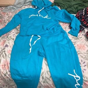 Victoria secret pink sweat suit